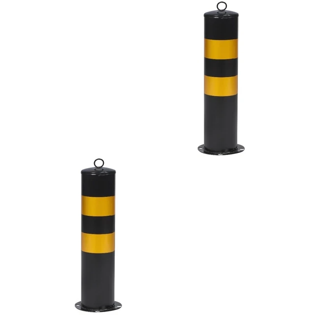 Valla de barrera de seguridad poste de advertencia de acero inoxidable