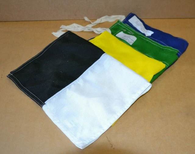 BRITISH ARMY MILITARY Vehicle Convoy Signal Flags. Sold Individually £4