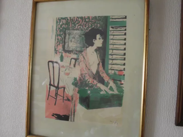 Beautiful Club Hostess 1920s Painting Limited-Edition Print - Framed Signed Art