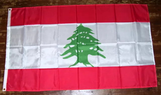 Lebanon 3'x5' Flag Banner