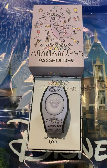 Disney Epcot Festival Of The Arts Figment Passholder 2022 Magic Band LE 1000