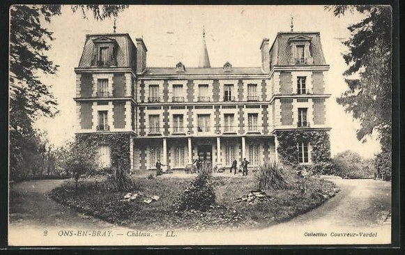 CPA Ons-En-Bray, Château 1957