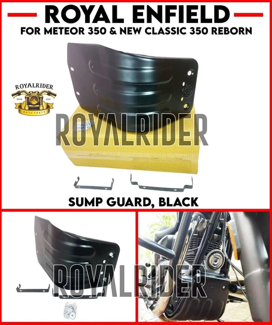 ROYAL ENFIELD SUMP GUARD, BLACK For Meteor 350 & New Classic 350 REBORN EUR 61,04 PicClick FR