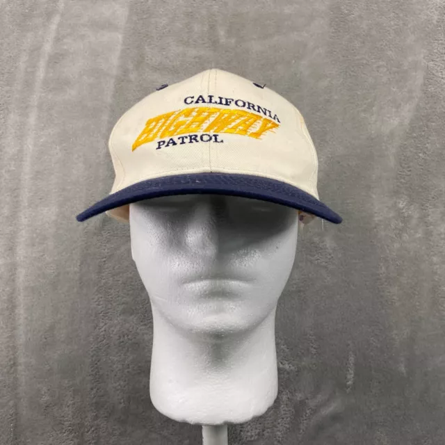 Vintage California Highway Patrol Snap Back Cap Hat Y2kfashion Outdoors Police