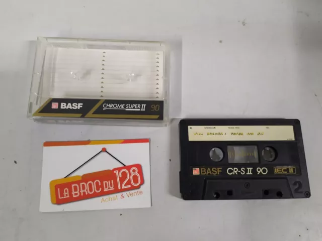 BASF Chrome Super II CR-S II 90- Vintage Audio Cassette Tape