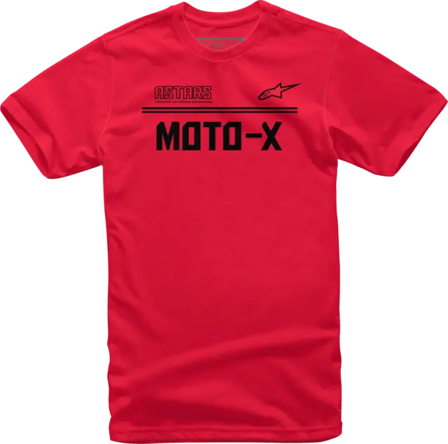 Alpinestars - Astars Moto-X Tee Red/Black - Large