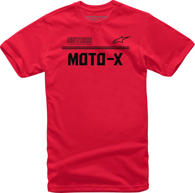 Alpinestars - Astars Moto-X Tee Red/Black - Large