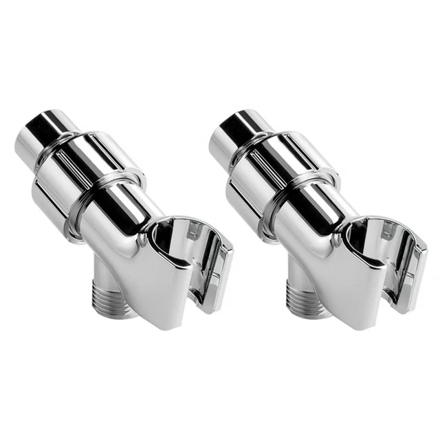 2 piezas adaptador de derivación de cabezal de ducha montaje de brazo de ducha manual