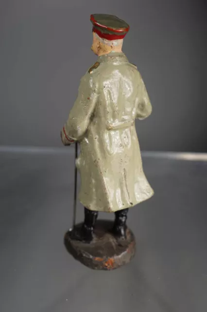 Hausser Elastolin Masse Figur Hindenburg als Generalfeldmarschall  - 7cm 2