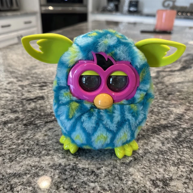 Figurine Furby Boom 2012 – Version Française – Noir Et Gris – Hasbro – Occasion