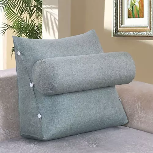 Sofa Back Pillow Bed Backrest Office Chair Support Waist Cushion Lounger Lumbar