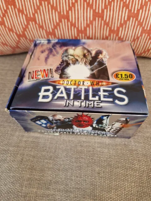 NEW box of Doctor Who Battles In Time Collectable Trading Cards NEW UNUSED