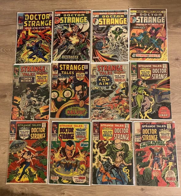 Strange Tales Comic Lot 13 Total 147 148 149 150 153 156 157 160,162,164,165,168
