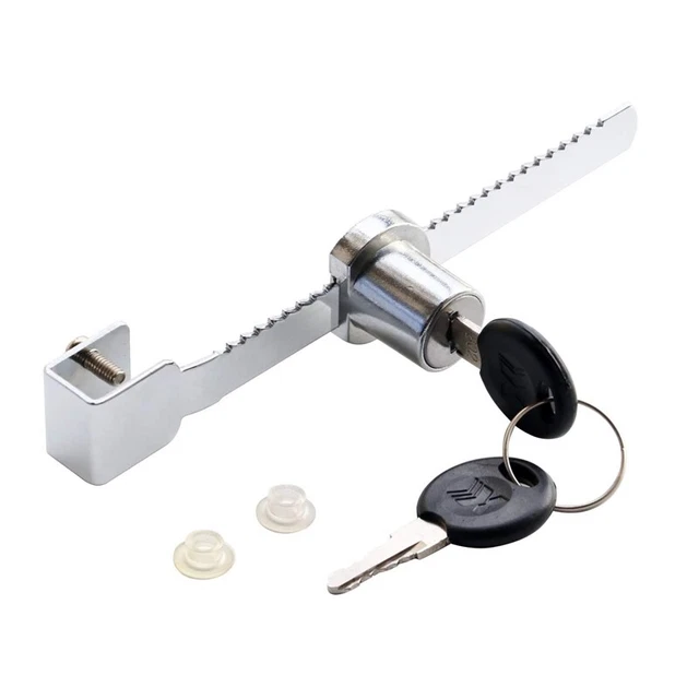 Estuche de exhibición Cerradura Vidrio Deslizante Puerta Trinquete Cerradura Vidrio de seguridad Gabinete Lo N5E6