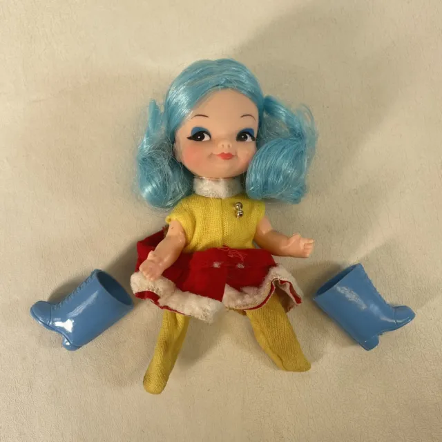 Vintage 1969 Remco Finger Ding Doll Sally