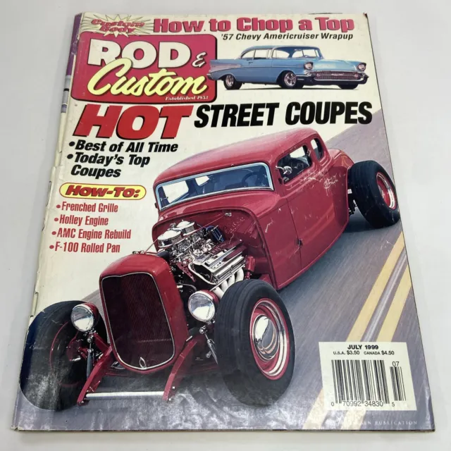 Rod & Custom Magazine - July 1999 , HOT Street Coupes
