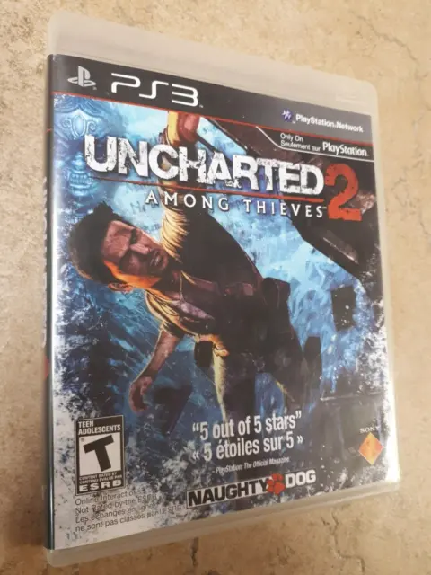 Uncharted 2 Among Thieves PS3 Sony PlayStation 3 2009 - CIB Complete With Manual