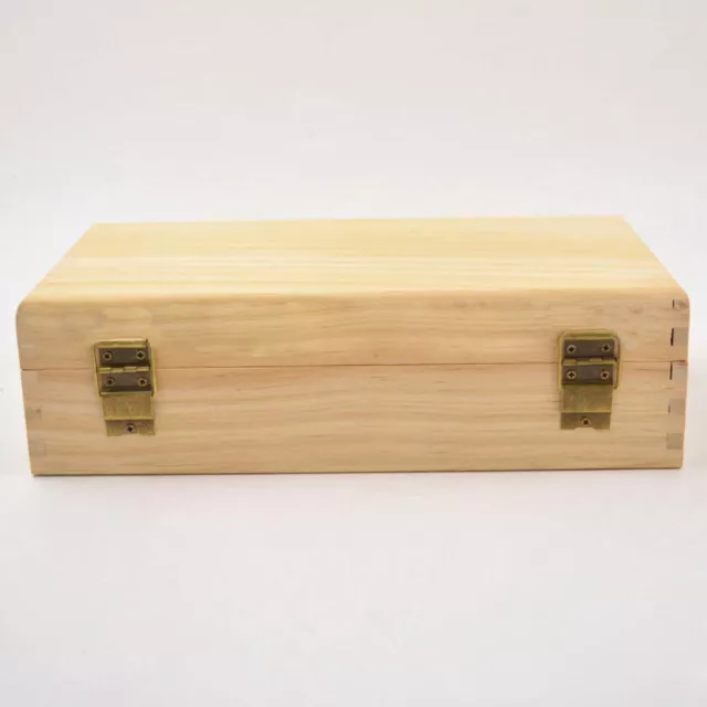 Wooden Essential Oil Box Container Organizer Solid Natural Wood Storage Case 4