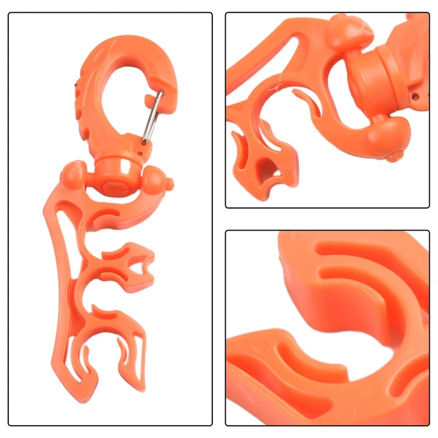 Dive Smart Crochet à clip double extrémité en acier