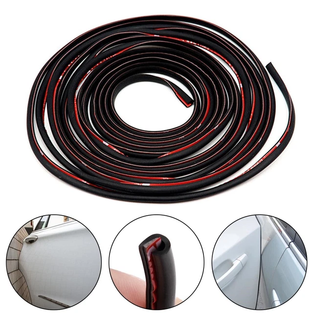 Voiture Porte Kantenleiste Caoutchouc Noir 5m Garde Anti-scratch Protector Seal