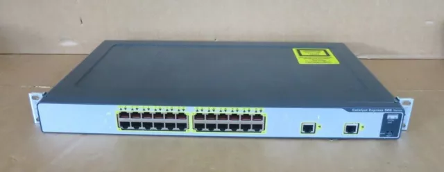 Cisco WS-CE500-24TT Catalyst Express 24 port Rackmount Network Ethernet Switch