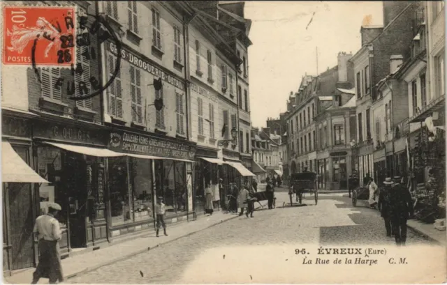 CPA ÉVREUX-La Rue de Harpe (28904)
