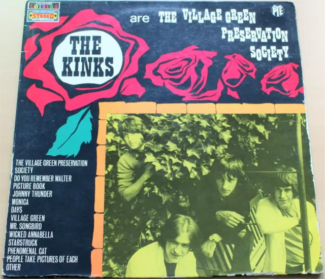 LP The Kinks The Village Green Preservation Society Pye Records – CLVLXPY 298