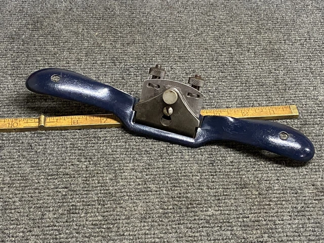 Vintage Stanley No. 151 Adjustable Spoke Shave All Original Blue Finish Made Usa