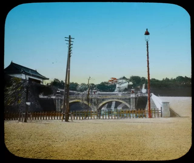 Magic Lantern Slide IMPERIAL PALACE TOKYO C1920 PHOTO T TAKAGI OF KOBE JAPAN 高木