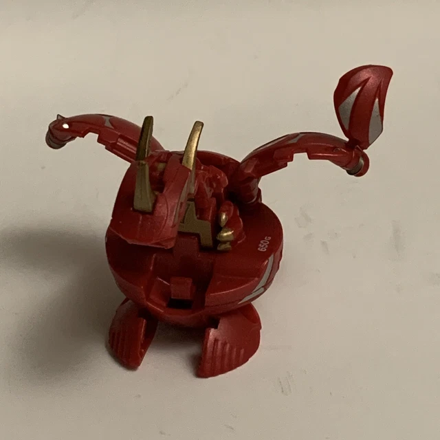 *****DAMAGED READ*** BAKUGAN Ultra Neo Dragonoid 650g Red Pyrus Maxus Dragonoid