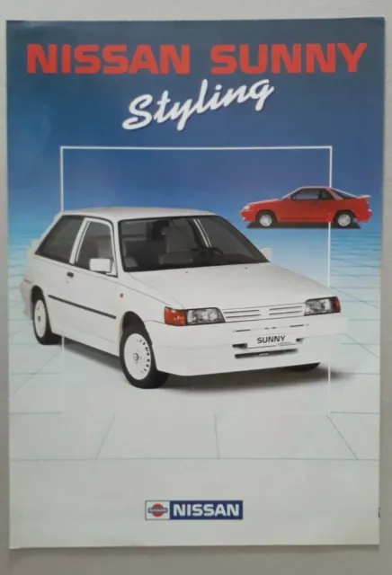 Nissan Sunny Body Styling Kits Brochure c.1987 - Saloon Hatchback Coupe