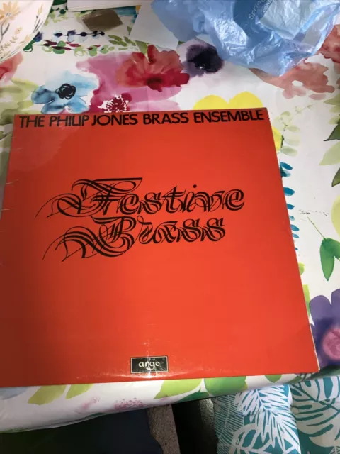 The Philip Jones Brass Ensemble  Festive Brass - Vinyl LP Record