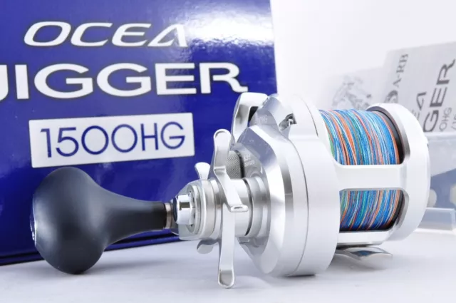 Shimano 11 OCEA JIGGER 1500HG Moulinet Baitcasting Droit Jigging Top Menthe...