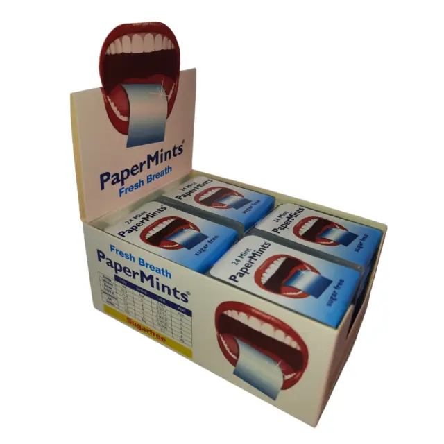 PaperMints frische Atemstreifen x 12er Packungen - sofortiger frischer Atem & ketofreundlich