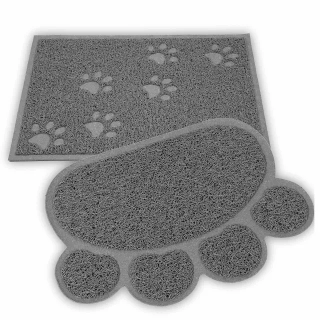 Tapis d'alimentation pour chat mignon en forme de patte coussin d'alimentation pour animaux de compagnie bol nourriture alimentation en eau nappe Pu