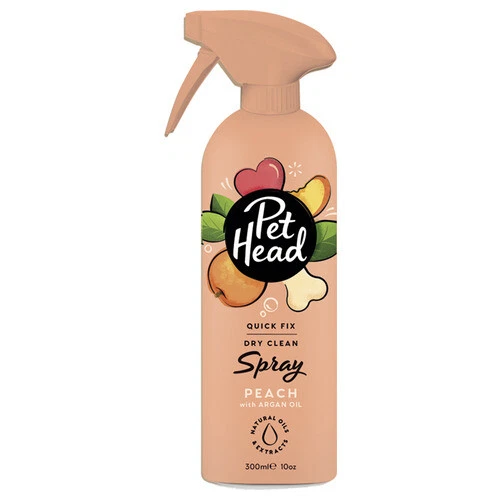 Pet Head Rápida Fijo 2in1 Perros Spray 300ML, Nuevo