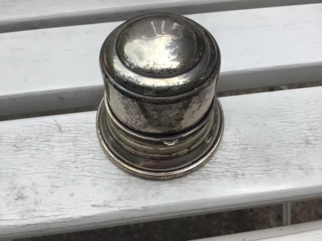 Birks Old Style Sterling Silver Dome Ring Box