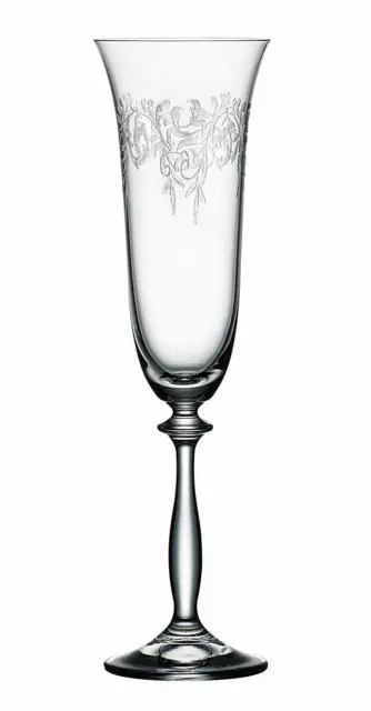 Sektgläser Bohemia Cristal "Romance" 190ml | 6er Set | Kristallglas