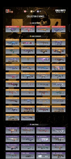 Achetez et vendez Call of Duty Mobile Accounts avec le