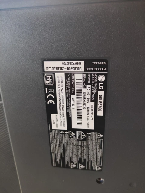 LG 50LB5700 toutes pièces