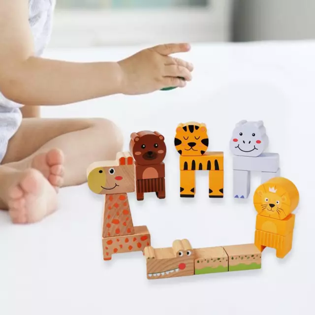 Blocs de jeu d'équilibre d'apprentissage Montessori pour enfants de 3 4 5 6