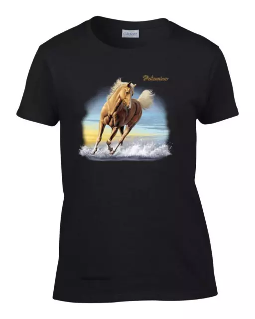 Ladies Beautiful Palomino Horse Women's T-Shirt