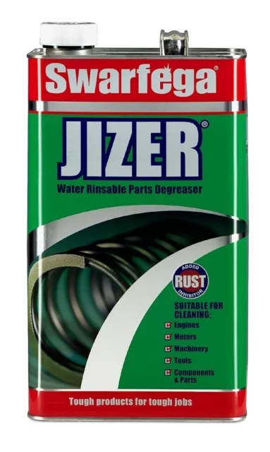 SWARFEGA JIZER SJZ5L ENGINE DEGREASER OIL WAX GREASE 5 Litre Water Rinsable