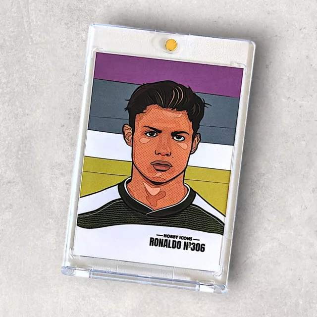 Cristiano Ronaldo - Custom Trading Card Football Non-Rookie #2 RC