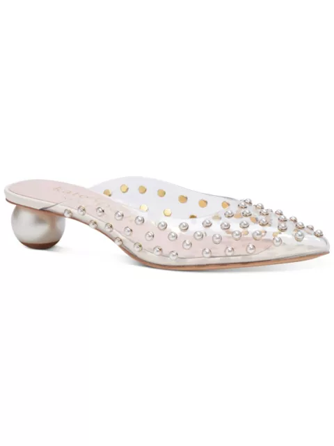 KATE SPADE NEW YORK Womens Clear Honor Pointed Toe Slip On Flats Shoes ...