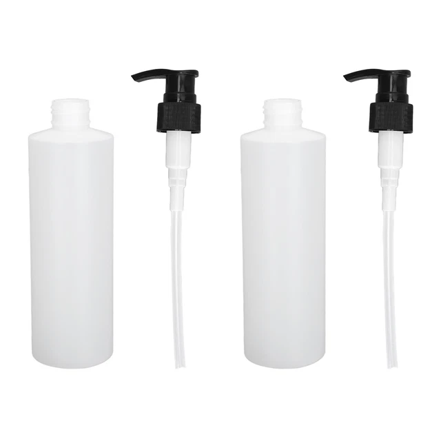 2pcs 250ml Massage Oil Dispenser Refillable Reusable Cream Shampoo Pump Disp Ftd