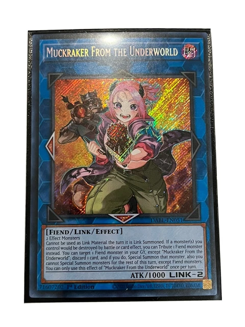 Yu-Gi-Oh! TCG Muckraker From the Underworld Darkwing Blast DABL-EN051 1st...