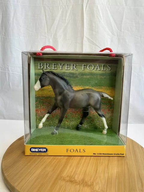 NIB Breyer Horse No. 1156 Moonbeam Grullo Foals Vintage Toys Traditional Series