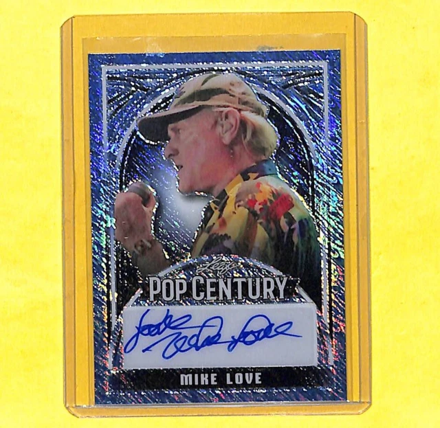 2024 LEAF POP Century Mike Love 2/15 Blue Auto Autograph Card The Beach