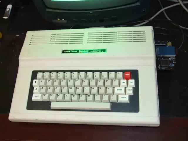 Tandy Radio Shack TRS-80 64K Color Computer 2 vintage Coco 2 with CocoSDC